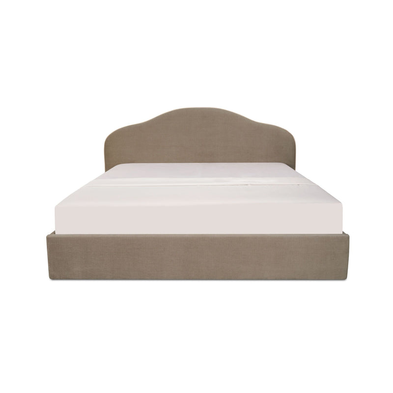 Maggie - Queen Storage Bed - Taupe