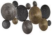 Emsley - Metallic / Black / Gray - Wall Decor - JaxCo Furniture