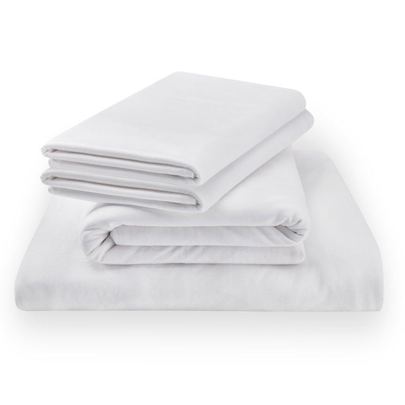 Linens - Tempur Rayon from Bamboo Sheet Set - White - JaxCo Furniture