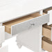 Barzini - 7-Drawer Vanity Set With Lighting - White - JaxCo Furniture