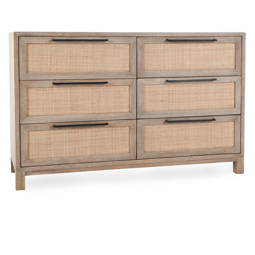 Jensen - 6 Drawer Dresser - Taupe - JaxCo Furniture