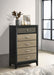 Valencia - 5-Drawer Bedroom Chest - Black - JaxCo Furniture