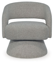Nashkins - Swivel Accent Chair - Pebble - JaxCo Furniture