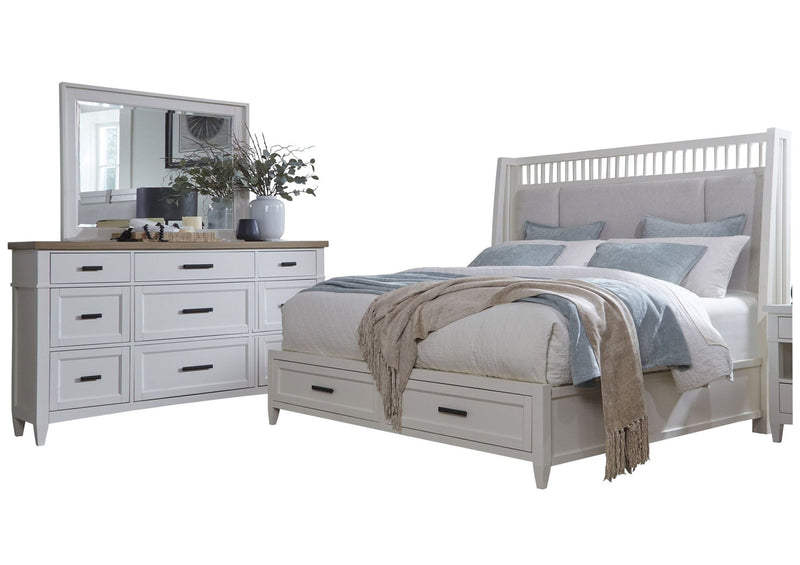 Americana Modern Bedroom - Shelter Set - JaxCo Furniture
