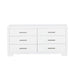 Jessica - 6-drawer Dresser - JaxCo Furniture