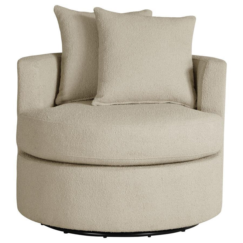 Debbie - Upholstered Swivel Accent Chair - JaxCo Furniture