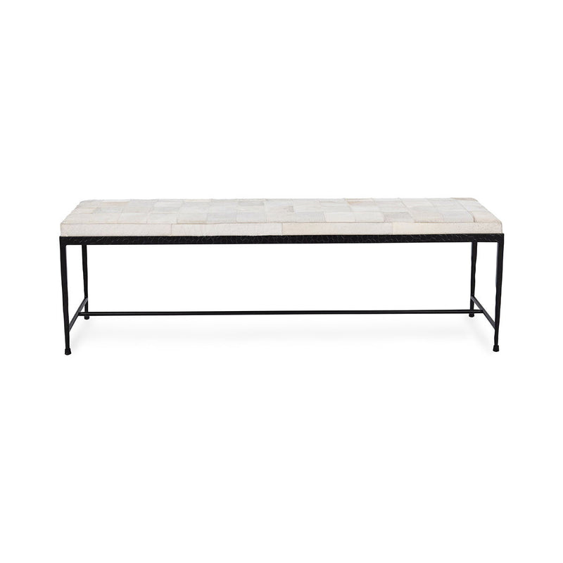 Achen - Hide 60" Bench - JaxCo Furniture