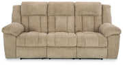Tip-off - Power Reclining Sofa With Adj Headrest - JaxCo Furniture