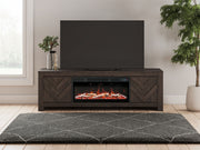 Cayboni - LG TV Stand With Fireplace Option - JaxCo Furniture