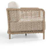 Brisbane - Outdoor Accent Chair - Natural - JaxCo Furniture