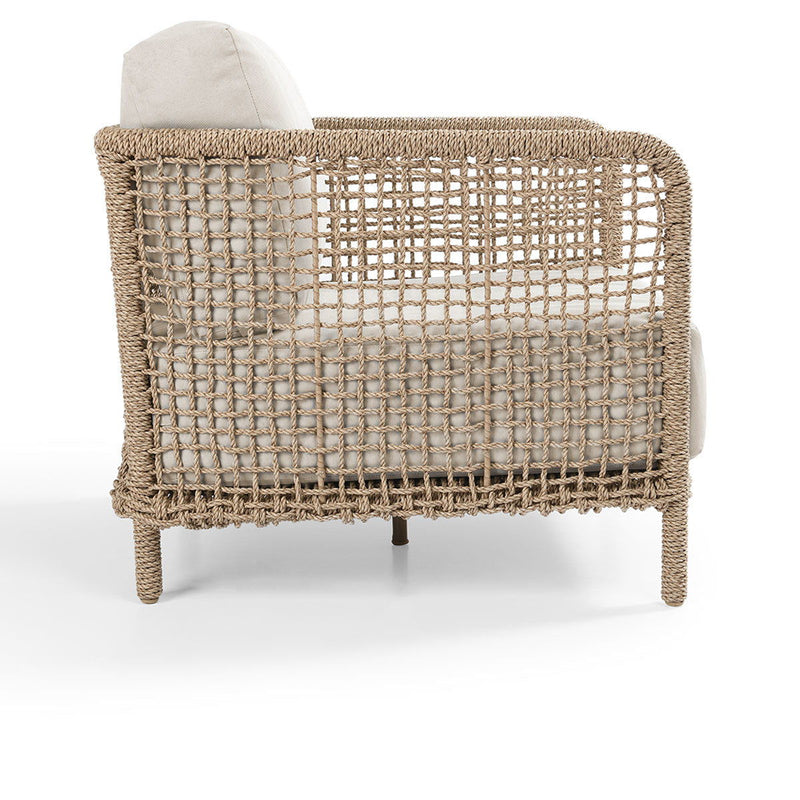 Brisbane - Outdoor Accent Chair - Natural - JaxCo Furniture