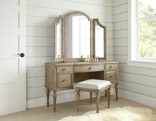 Highland Park - Vanity And Mirror And Bench - JaxCo Furniture