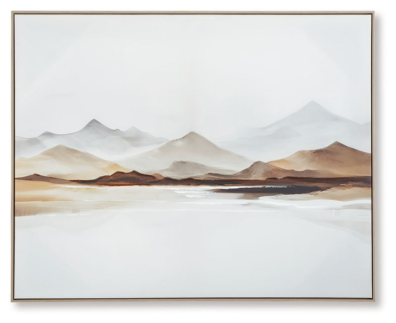 Karalen - White / Gray / Brown - Wall Art - JaxCo Furniture