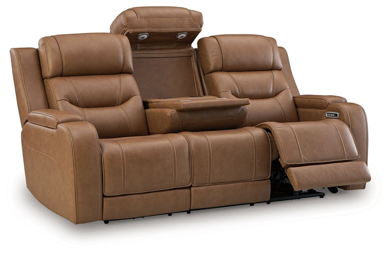 Knightington - Power Reclining Sofa With Audio Seating - JaxCo Furniture