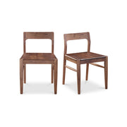 Owing - Dining Chair Chair (Set of 2) - Walnut Brown - JaxCo Furniture