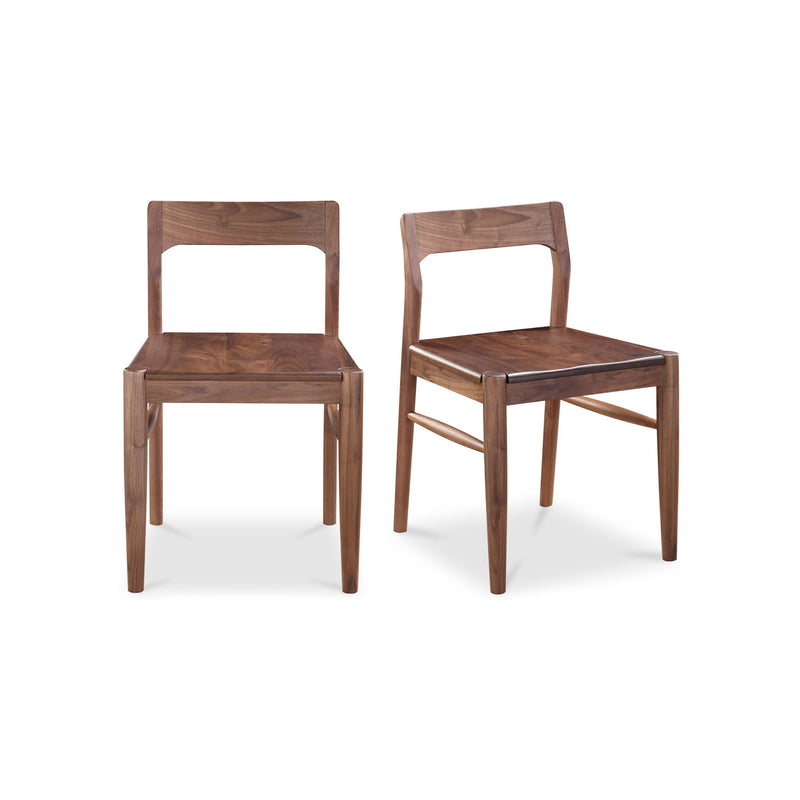 Owing - Dining Chair Chair (Set of 2) - Walnut Brown - JaxCo Furniture