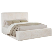 Rebecca - Faux Fur Upholstered Bed - JaxCo Furniture