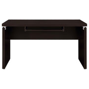 Skylar - Computer Desk With Keyboard Drawer - Cappuccino - JaxCo Furniture
