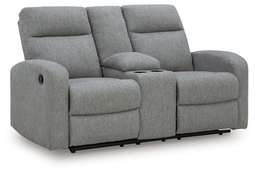Gauntlet - Sterling - Double Recline Loveseat With Console - JaxCo Furniture