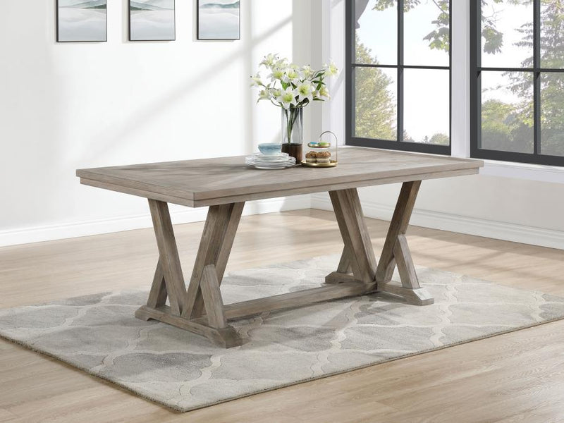 Cornelia - Rectangular Dining Table - Coastal Gray - JaxCo Furniture
