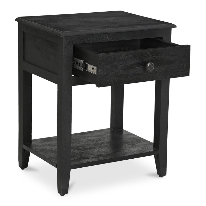 Corrine - Nightstand - Black - JaxCo Furniture