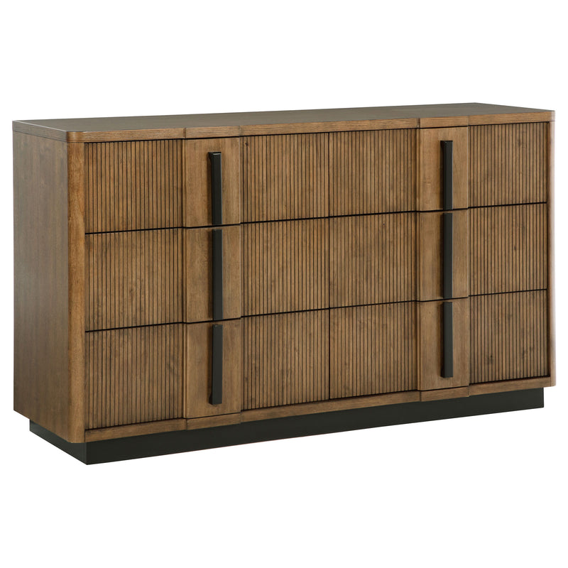 Terrace - 6-Drawer Dresser Cabinet - Ash Brown - JaxCo Furniture
