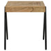 Avery - Square Solid Mango Wood Side End Table - Natural - JaxCo Furniture