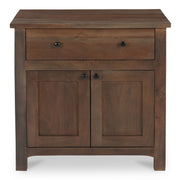 Gene - Charging Nightstand - Dark Brown - JaxCo Furniture