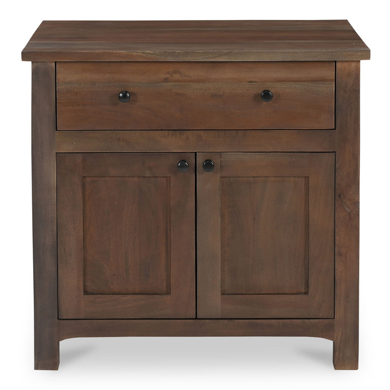 Gene - Charging Nightstand - Dark Brown - JaxCo Furniture