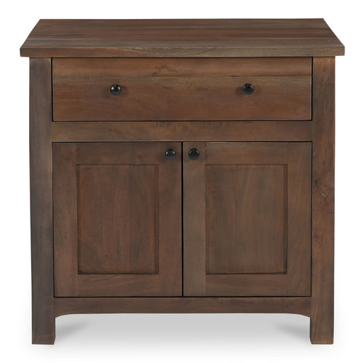Gene - Charging Nightstand - Dark Brown - JaxCo Furniture