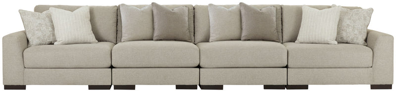 Lyndeboro - 4-Piece Sectional Sofa - Wicker