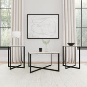 Tobin - Marble Top Coffee And End Table Set - JaxCo Furniture