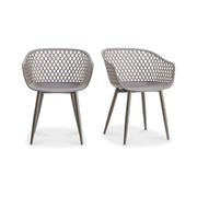 Piazza - Outdoor Chair (Set of 2) - Gray - JaxCo Furniture