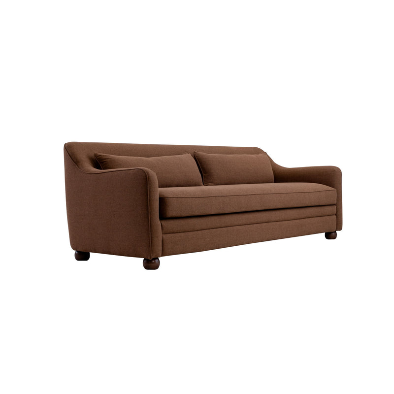 Amira - Stationary Sofa - Orange - JaxCo Furniture