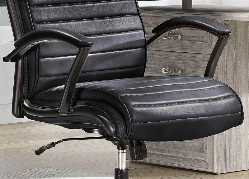 Dc#370 - Leather Desk Chair - JaxCo Furniture