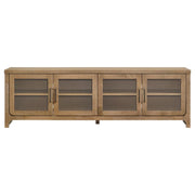 Brenham - 79" 4-Door TV Stand Media Console - Washed Oak - JaxCo Furniture
