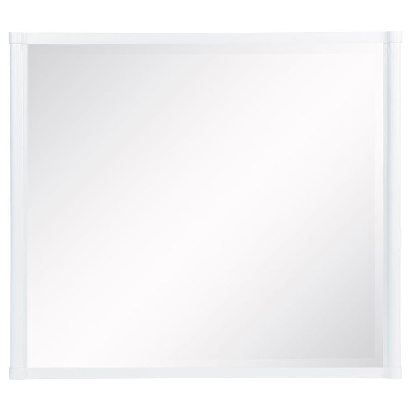 Gracemont - Dresser Mirror - White - JaxCo Furniture