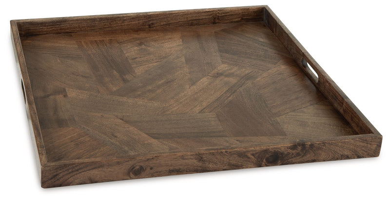Heddford - Brown - Tray - JaxCo Furniture