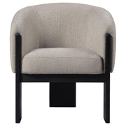 Valdez - Boucle Upholstered Barrel Back Accent Chair - JaxCo Furniture