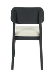 Deaven - Upholstered Dining Chair (Set of 2) - Oak Black - JaxCo Furniture