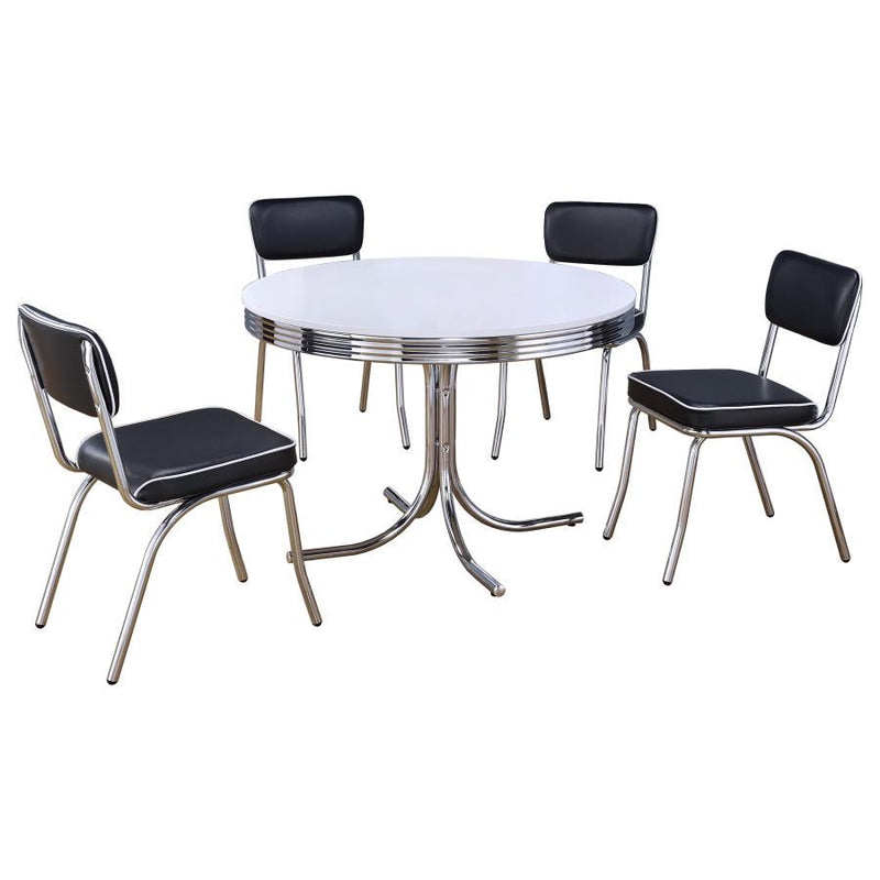 Retro - Round Dining Table Set - JaxCo Furniture