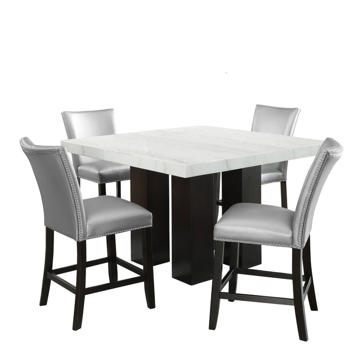 Camila - Square Counter Dining Set - White Top - JaxCo Furniture