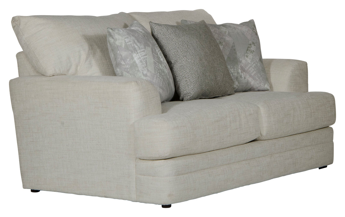 Zeller - Loveseat - Cream - JaxCo Furniture