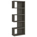 Joey - 5-tier Alternating Boxes Design Bookcase - JaxCo Furniture