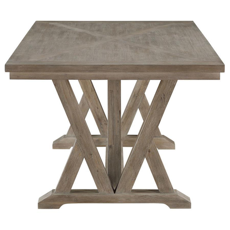 Cornelia - Rectangular Dining Table - Coastal Gray - JaxCo Furniture
