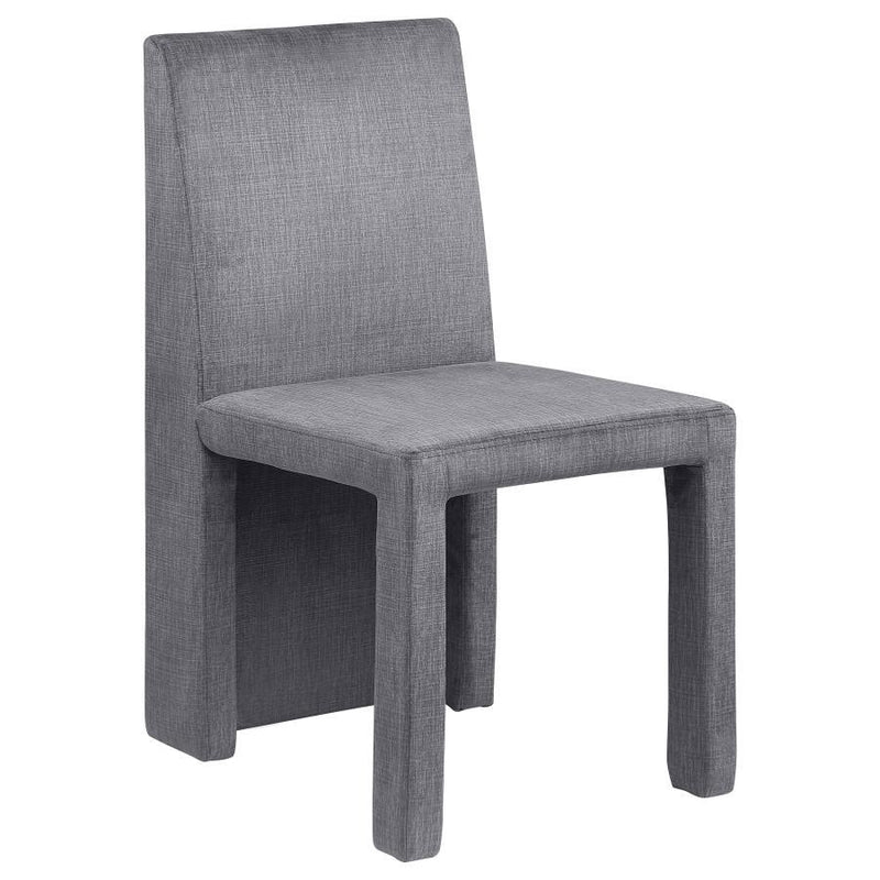 Tordera - Velvet Upholstered Dining Side Chair (Set of 2) - Gray - JaxCo Furniture
