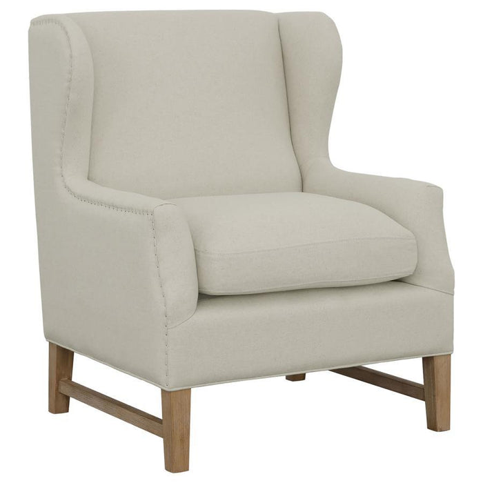 Fleur - Wing Back Accent Chair - Cream