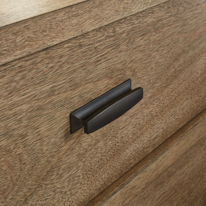 Tomtyn - Light Brown - Dresser And Mirror - JaxCo Furniture