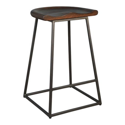 Jackman - Counter Stool Stool (Set of 2) - Walnut - JaxCo Furniture