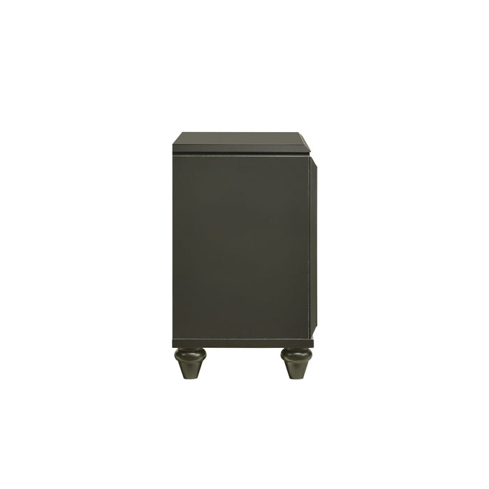 Moonstone - Nightstand With Usb - Copper - JaxCo Furniture